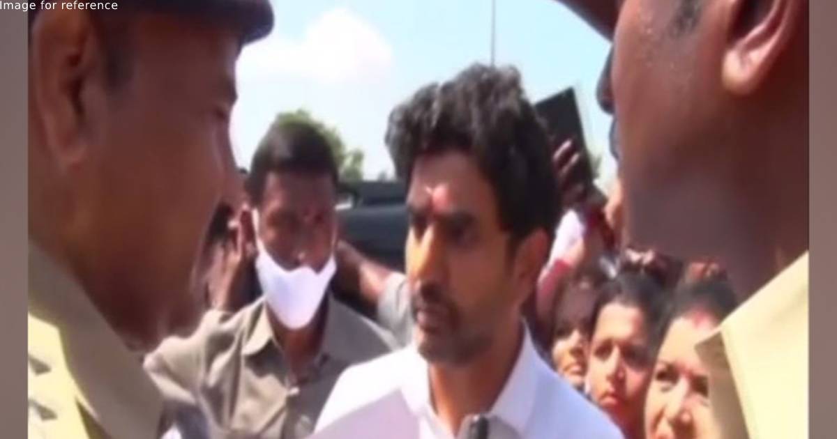 TDP leader Nara Lokesh stopped by police due to 